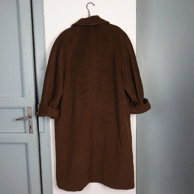 Pre-owned Maska Brown Wool Coat