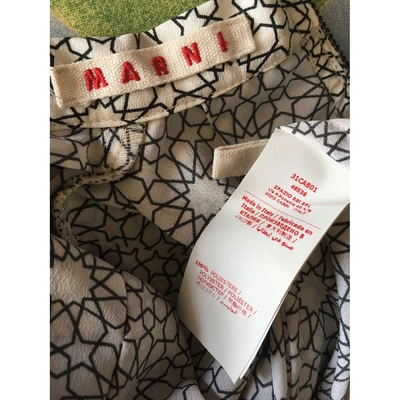 Pre-owned Marni Beige Polyester Top