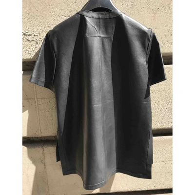 Pre-owned Givenchy Leather Top In Black
