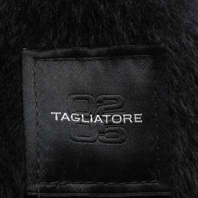 Pre-owned Tagliatore Black Silk Coat