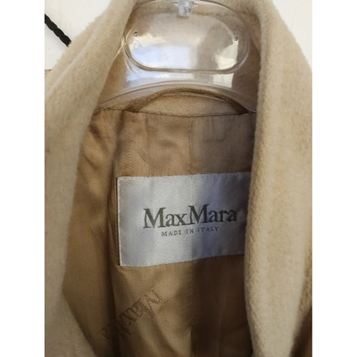 Pre-owned Max Mara Cashmere Coat In Camel