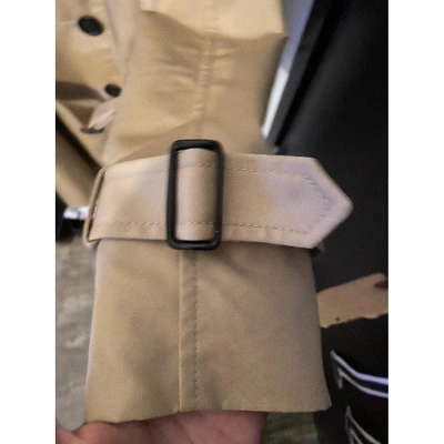 Pre-owned Coach Khaki Cotton Trench Coat