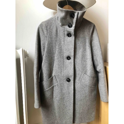 Pre-owned Sessun Grey Wool Coat