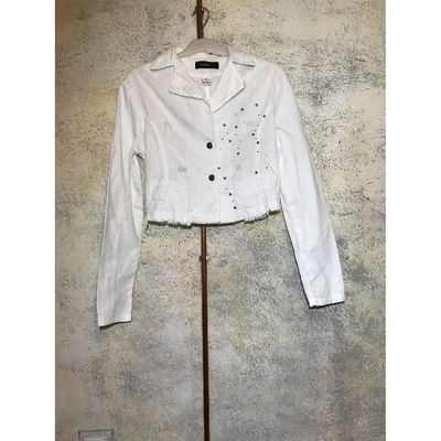 Pre-owned Bulgari Short Vest In White