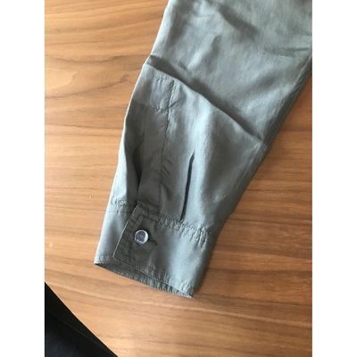 Pre-owned Gucci Green Silk Jumpsuit