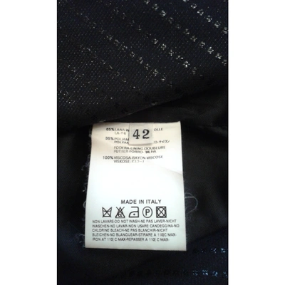 Pre-owned Emanuel Ungaro Wool Blazer In Black