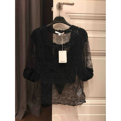 Pre-owned Givenchy Lace Blouse In Black