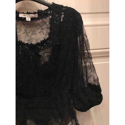 Pre-owned Givenchy Lace Blouse In Black