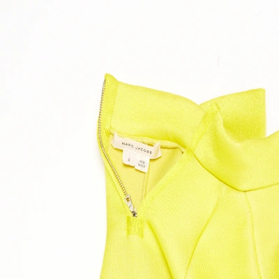 Pre-owned Marc Jacobs Yellow Polyester Top