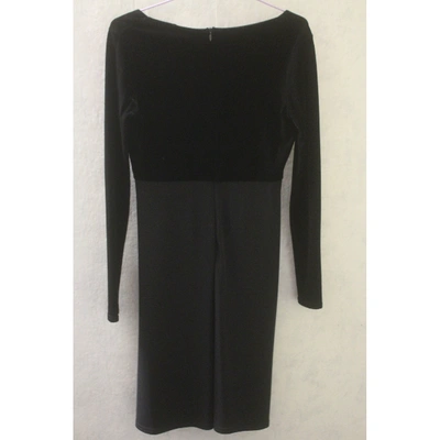 Pre-owned Emanuel Ungaro Mid-length Dress In Black