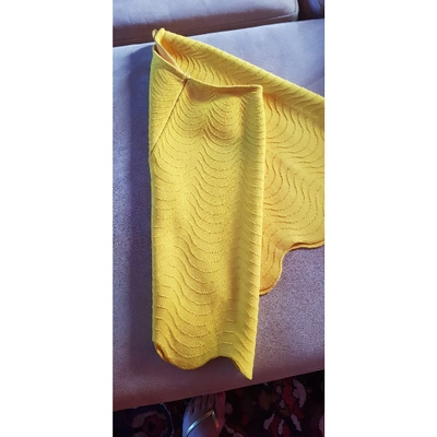 Pre-owned Alaïa Yellow Skirt