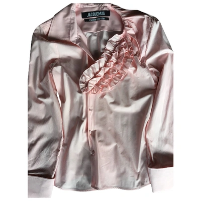 Pre-owned Jacquemus L'amour D'un Gitan Blouse In Pink