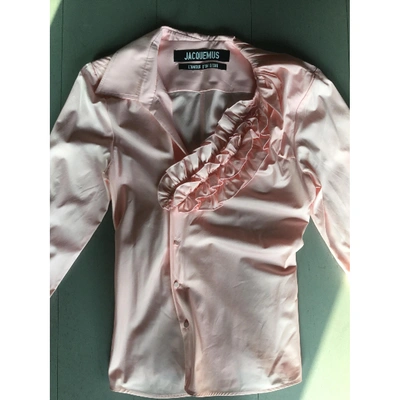 Pre-owned Jacquemus L'amour D'un Gitan Blouse In Pink