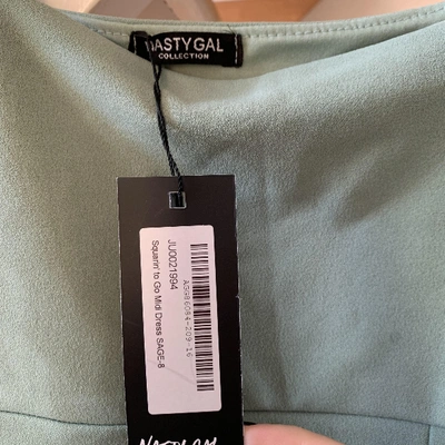 Pre-owned Nasty Gal Mid-length Dress In Green