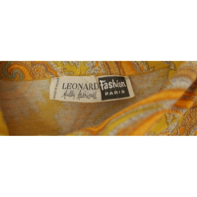 Pre-owned Leonard Yellow Wool  Top