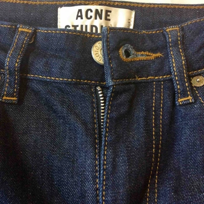 Pre-owned Acne Studios Slim Jeans In Blue