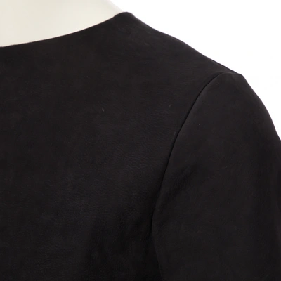 Pre-owned Acne Studios Leather Top In Black