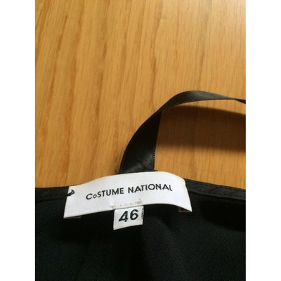 Pre-owned Costume National Silk Camisole In Black