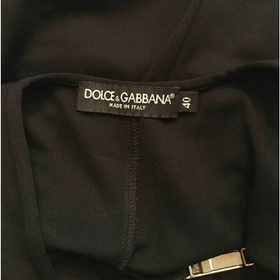 Pre-owned Dolce & Gabbana Maxi Dress In Black