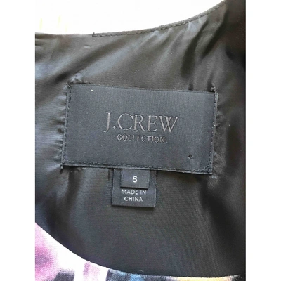Pre-owned Jcrew Black Silk Dress