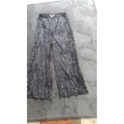 Pre-owned Michael Kors Anthracite Silk Jumpsuit