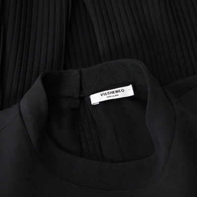 Pre-owned Vilshenko Silk Blouse In Black