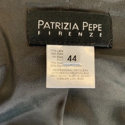 Pre-owned Patrizia Pepe Wool Suit Jacket In Brown