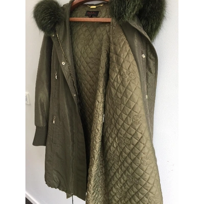 Pre-owned Escada Khaki Coat