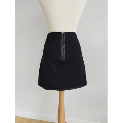 Pre-owned Rika Mini Skirt In Black