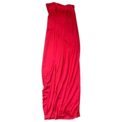Pre-owned Azzaro Red Dress