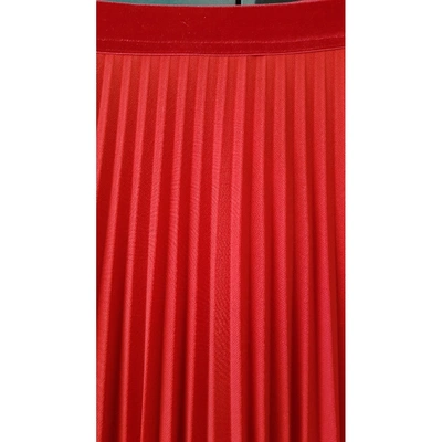 Pre-owned Aniye By Mid-length Skirt In Red