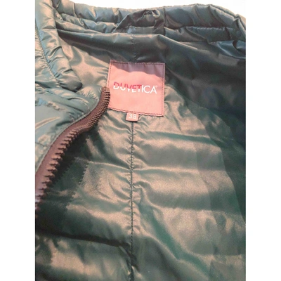 Pre-owned Duvetica Puffer In Green