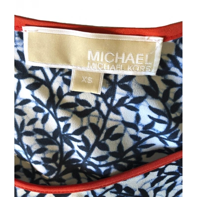 MICHAEL KORS Pre-owned Blue Polyester Top