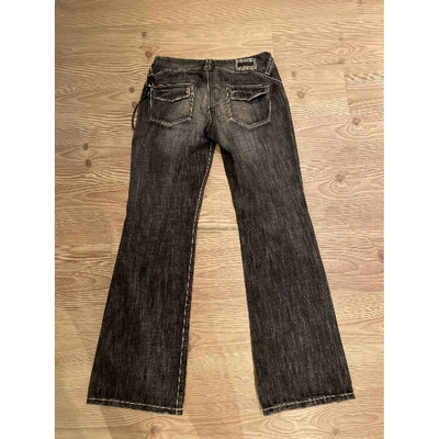 Pre-owned Ermanno Scervino Large Jeans In Grey