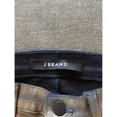 Pre-owned J Brand Slim Jeans In Gold