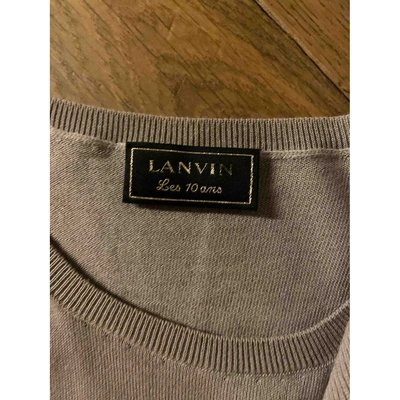Pre-owned Lanvin Grey Wool  Top