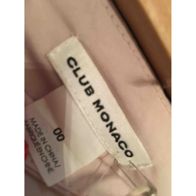 Pre-owned Club Monaco Pink Silk Skirt