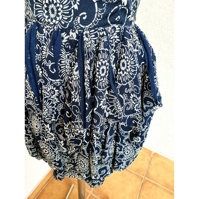 Pre-owned French Connection Mid-length Dress In Blue