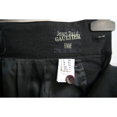 Pre-owned Jean Paul Gaultier Black Wool Skirts