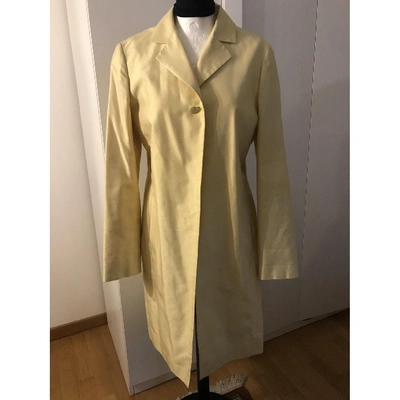Pre-owned Emilio Pucci Coat In Yellow