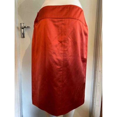 Pre-owned Loewe Skirt Suit In Orange