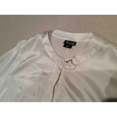 Pre-owned Belstaff Silk Shirt In White