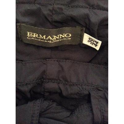 Pre-owned Ermanno Scervino Large Pants In Blue