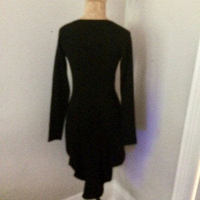 Pre-owned Liviana Conti Wool Mid-length Dress In Black