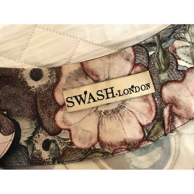 Pre-owned Swash Silk Blouse In Multicolour