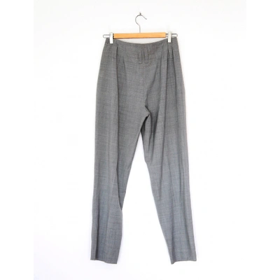 Pre-owned Whistles Trousers In Grey