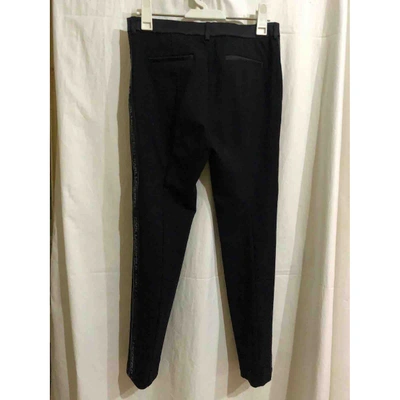 Pre-owned Karl Large Pants In Black