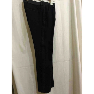 Pre-owned Karl Large Pants In Black