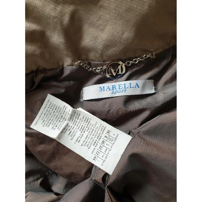 Pre-owned Marella Puffer In Ecru