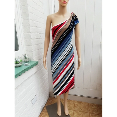 Pre-owned Bcbg Max Azria Mid-length Dress In Multicolour